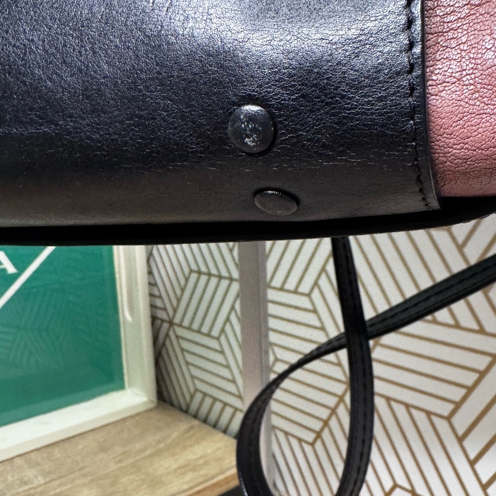 Chloe Vintage Alice Satchel in Black and Pink - Picture 7 of 16